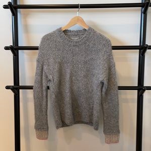 Zadig & Voltaire XS Grey Alpaca sweater